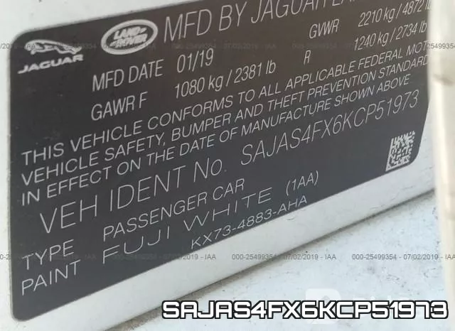 SAJAS4FX6KCP51973 фото 10