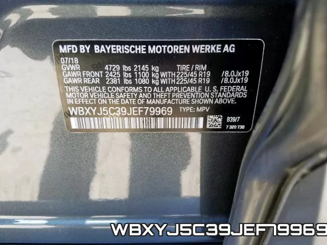 WBXYJ5C39JEF79969 фото 2