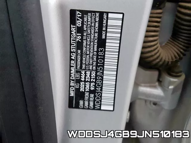 WDDSJ4GB9JN510183 фото 2