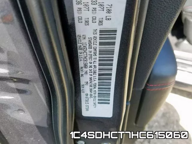 1C4SDHCT7HC615060 фото 2