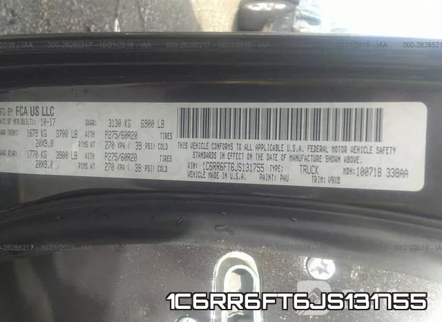 1C6RR6FT6JS131755 фото 10