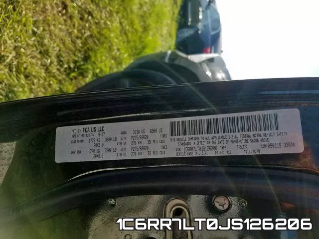 1C6RR7LT0JS126206 фото 2