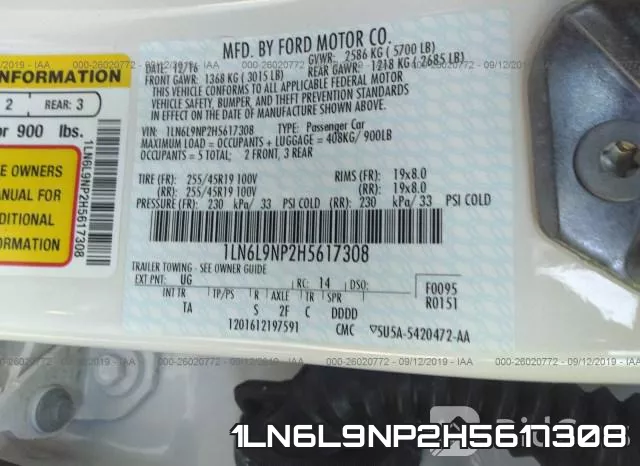1LN6L9NP2H5617308 фото 10