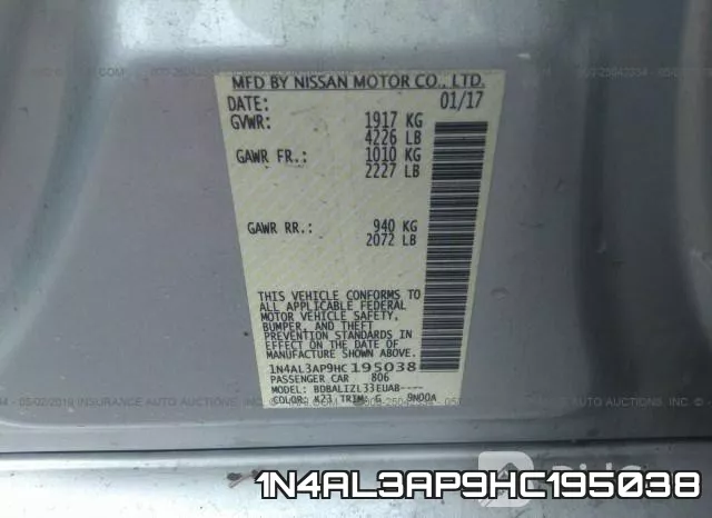 1N4AL3AP9HC195038 фото 10