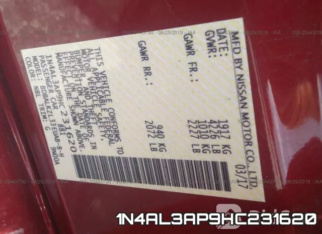 1N4AL3AP9HC231620 фото 10