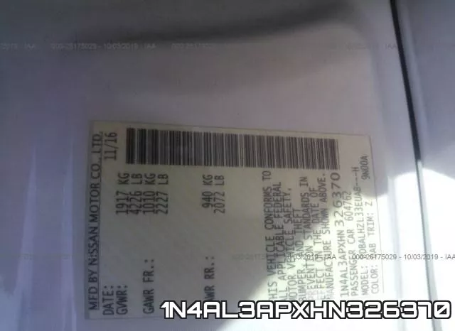 1N4AL3APXHN326370 фото 10