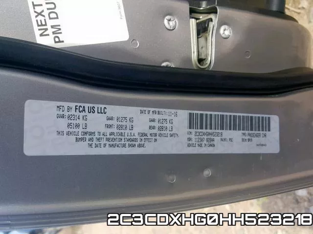 2C3CDXHG0HH523218 фото 2