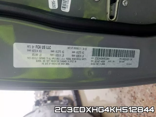 2C3CDXHG4KH512844 фото 2
