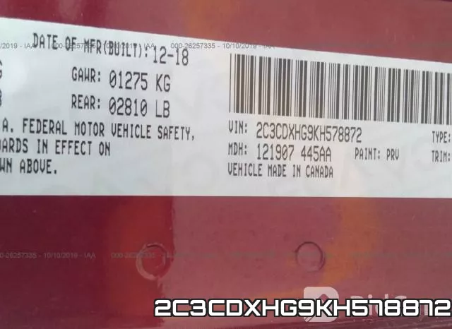 2C3CDXHG9KH578872 фото 10