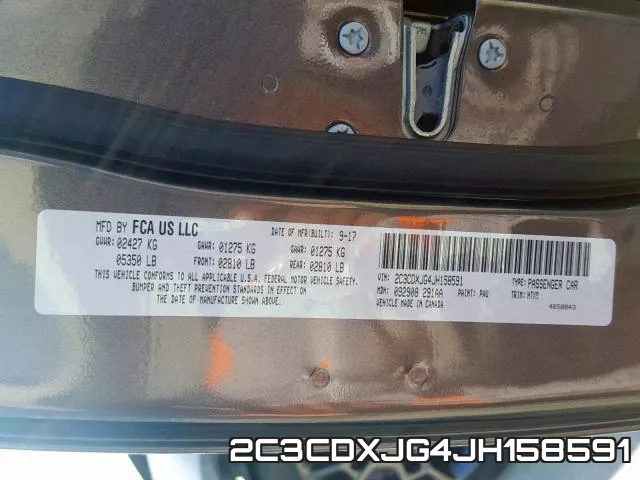 2C3CDXJG4JH158591 фото 2
