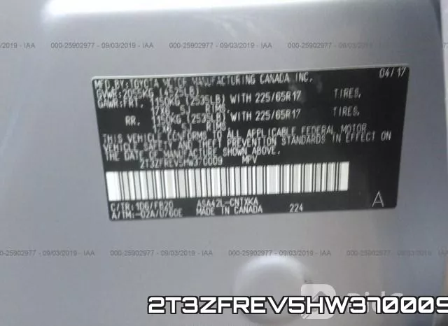 2T3ZFREV5HW370009 фото 8