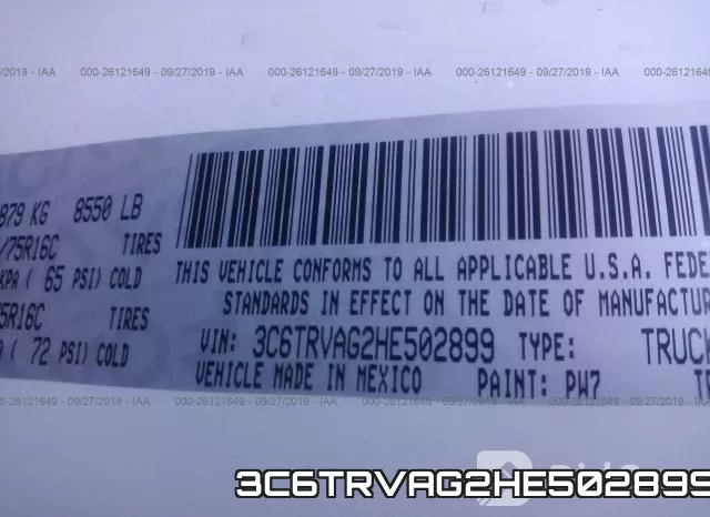 3C6TRVAG2HE502899 фото 10