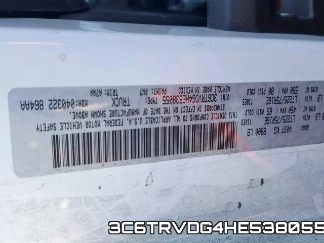 3C6TRVDG4HE538055 фото 2