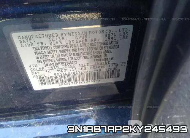3N1AB7AP2KY245493 фото 10