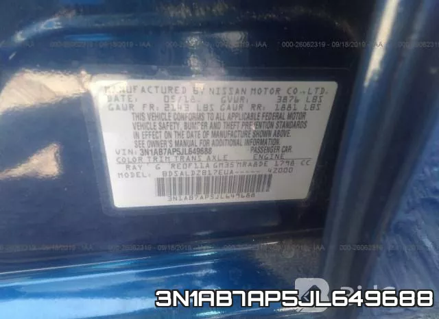 3N1AB7AP5JL649688 фото 10