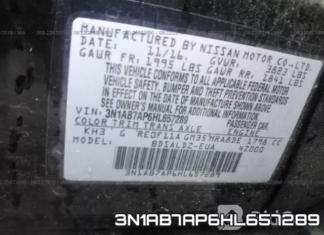 3N1AB7AP6HL657289 фото 10