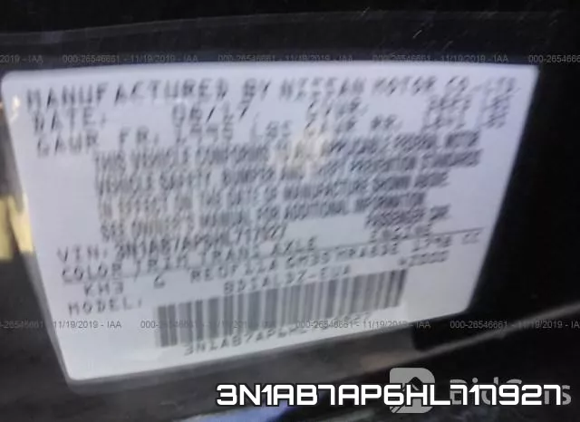 3N1AB7AP6HL717927 фото 10