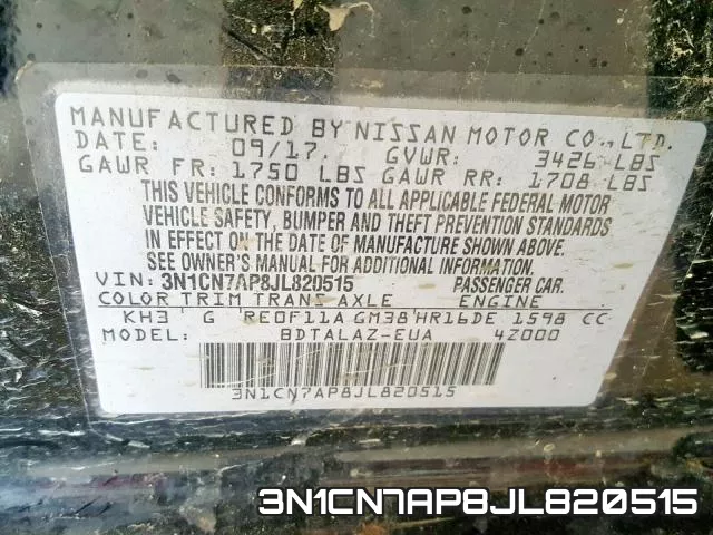 3N1CN7AP8JL820515 фото 2