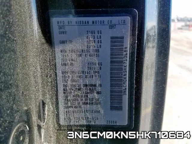 3N6CM0KN5HK710684 фото 2