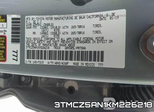 3TMCZ5AN1KM226218 фото 10