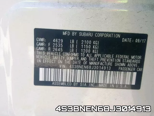 4S3BNEN68J3014913 фото 2