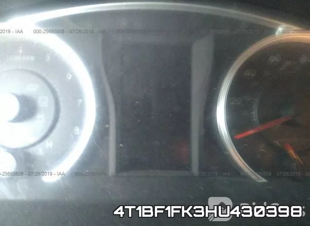 4T1BF1FK3HU430398 фото 8