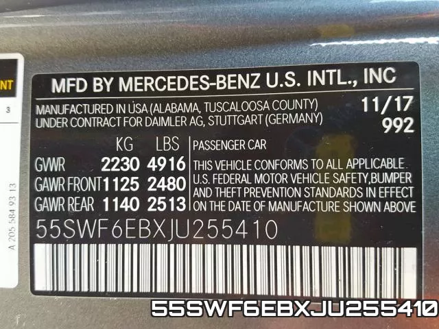 55SWF6EBXJU255410 фото 2