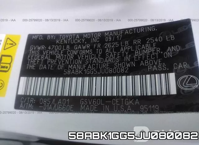 58ABK1GG5JU080082 фото 10