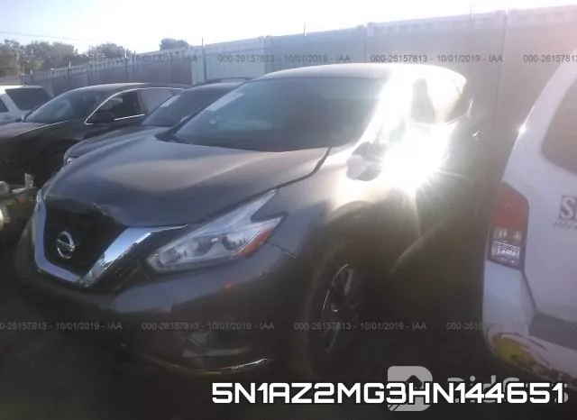 5N1AZ2MG3HN144651 фото 3