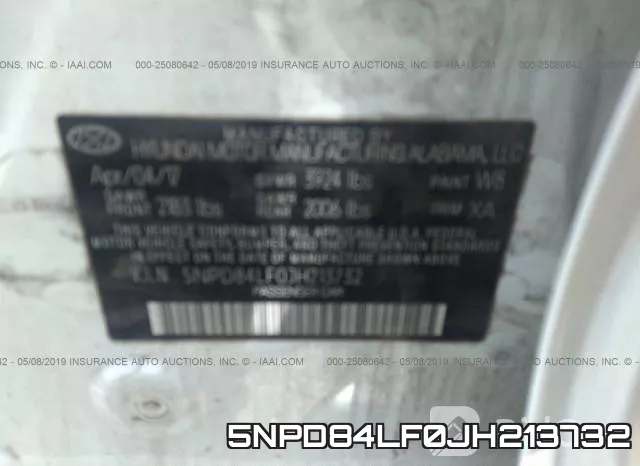 5NPD84LF0JH213732 фото 10