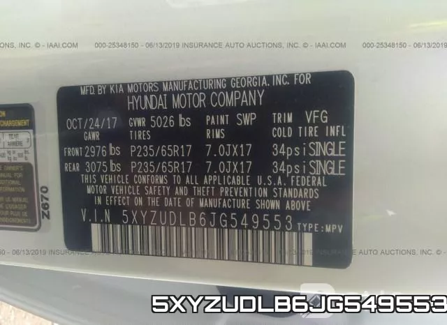 5XYZUDLB6JG549553 фото 10