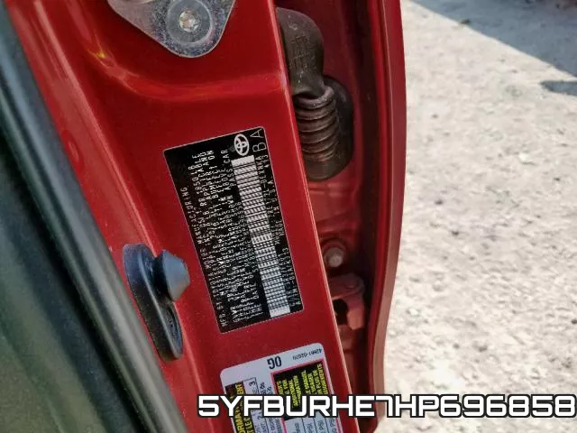 5YFBURHE7HP696858 фото 2
