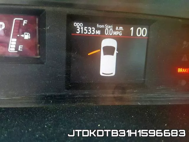 JTDKDTB31H1596683 фото 9