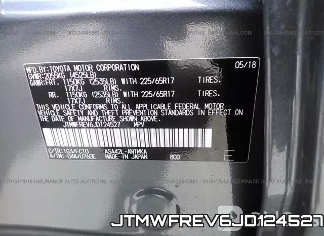 JTMWFREV6JD124527 фото 10