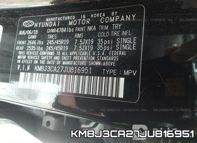KM8J3CA27JU816951 фото 9