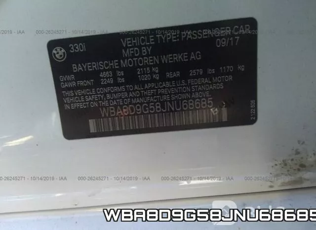 WBA8D9G58JNU68685 фото 10