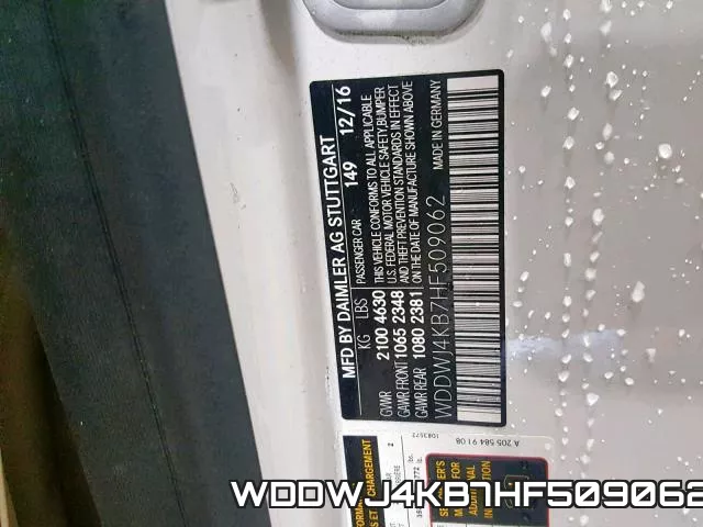 WDDWJ4KB7HF509062 фото 2