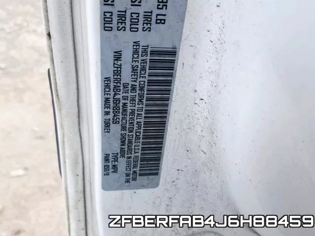 ZFBERFAB4J6H88459 фото 2