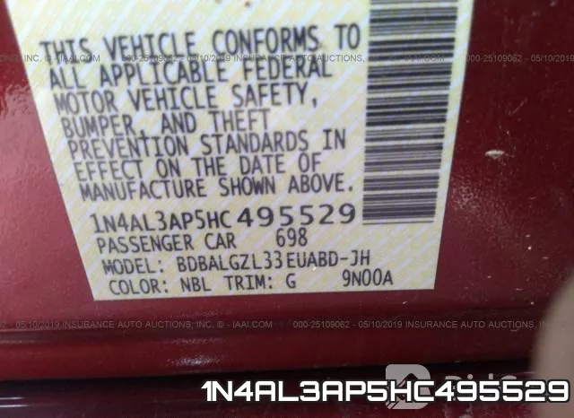 1N4AL3AP5HC495529 фото 10