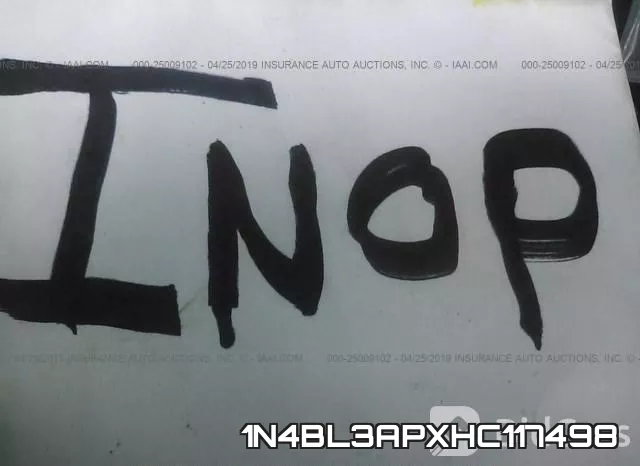 1N4BL3APXHC117498 фото 8