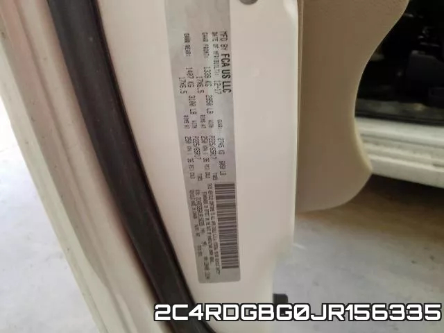 2C4RDGBG0JR156335 фото 2