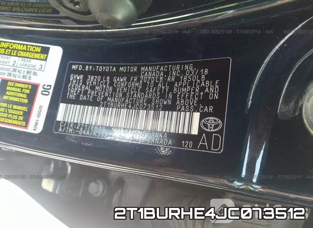 2T1BURHE4JC073512 фото 10
