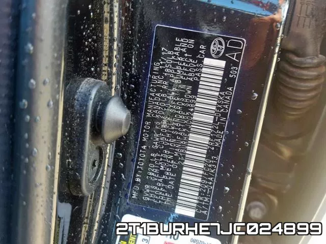 2T1BURHE7JC024899 фото 2