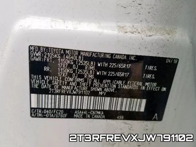 2T3RFREVXJW791102 фото 2