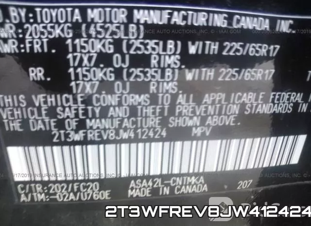 2T3WFREV8JW412424 фото 10