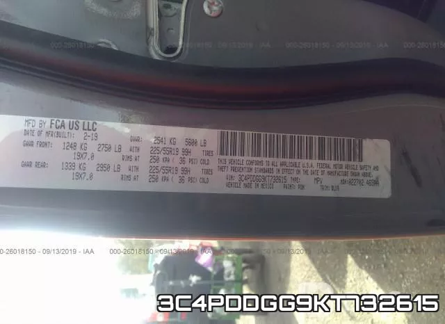 3C4PDDGG9KT732615 фото 10