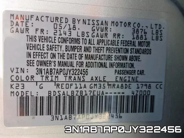 3N1AB7AP0JY322456 фото 2