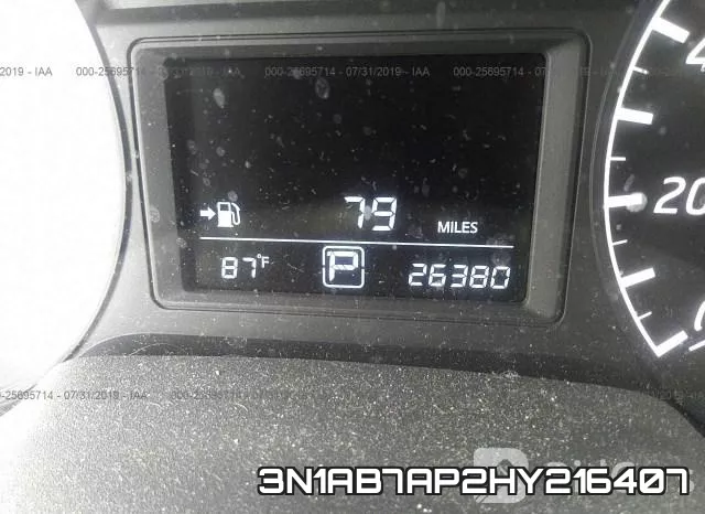 3N1AB7AP2HY216407 фото 8