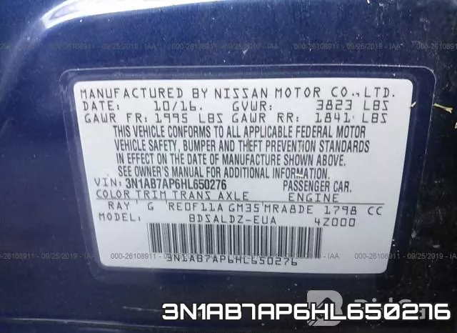 3N1AB7AP6HL650276 фото 10