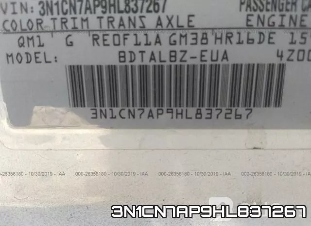 3N1CN7AP9HL837267 фото 10